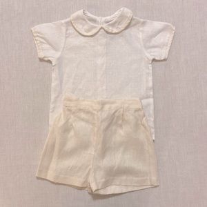 2T | Lullaby Set | Linen Shorts Set